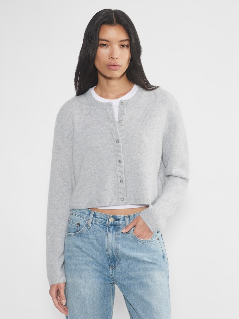 Aritzia Cashmere Crew Cardigan